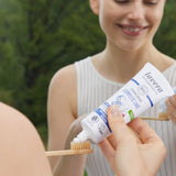 lavera Toothpaste Complete Care Fluoride-Free during application