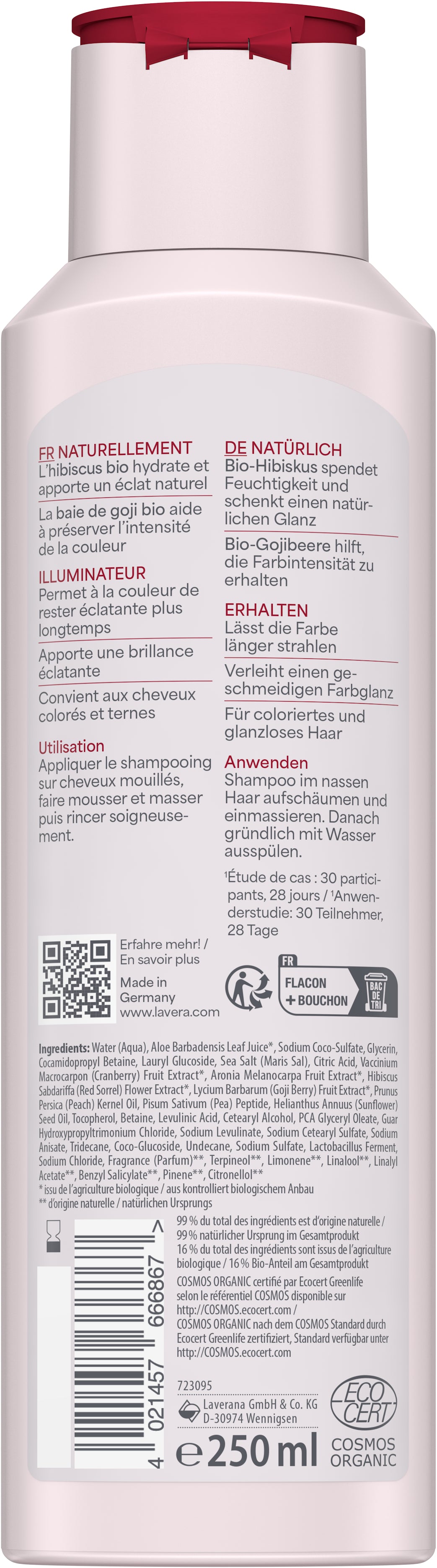 lavera Pflegeshampoo Color & Shine
