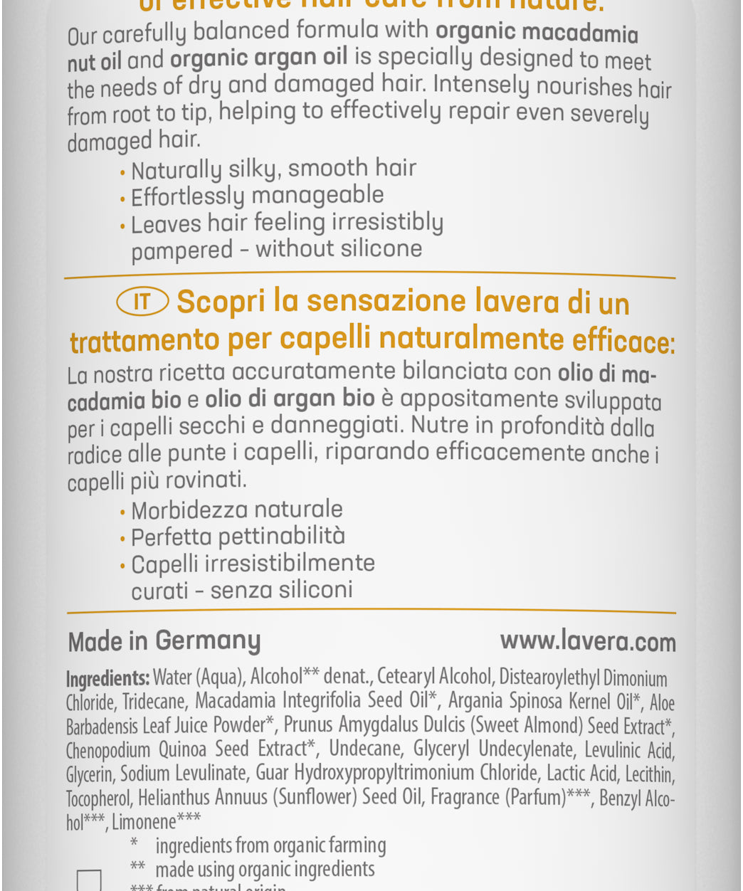 lavera Pflegespülung Repair & Tiefenpflege