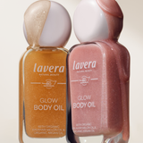 lavera Glow Body Oil -Honey Glow 02- in der Anwendung