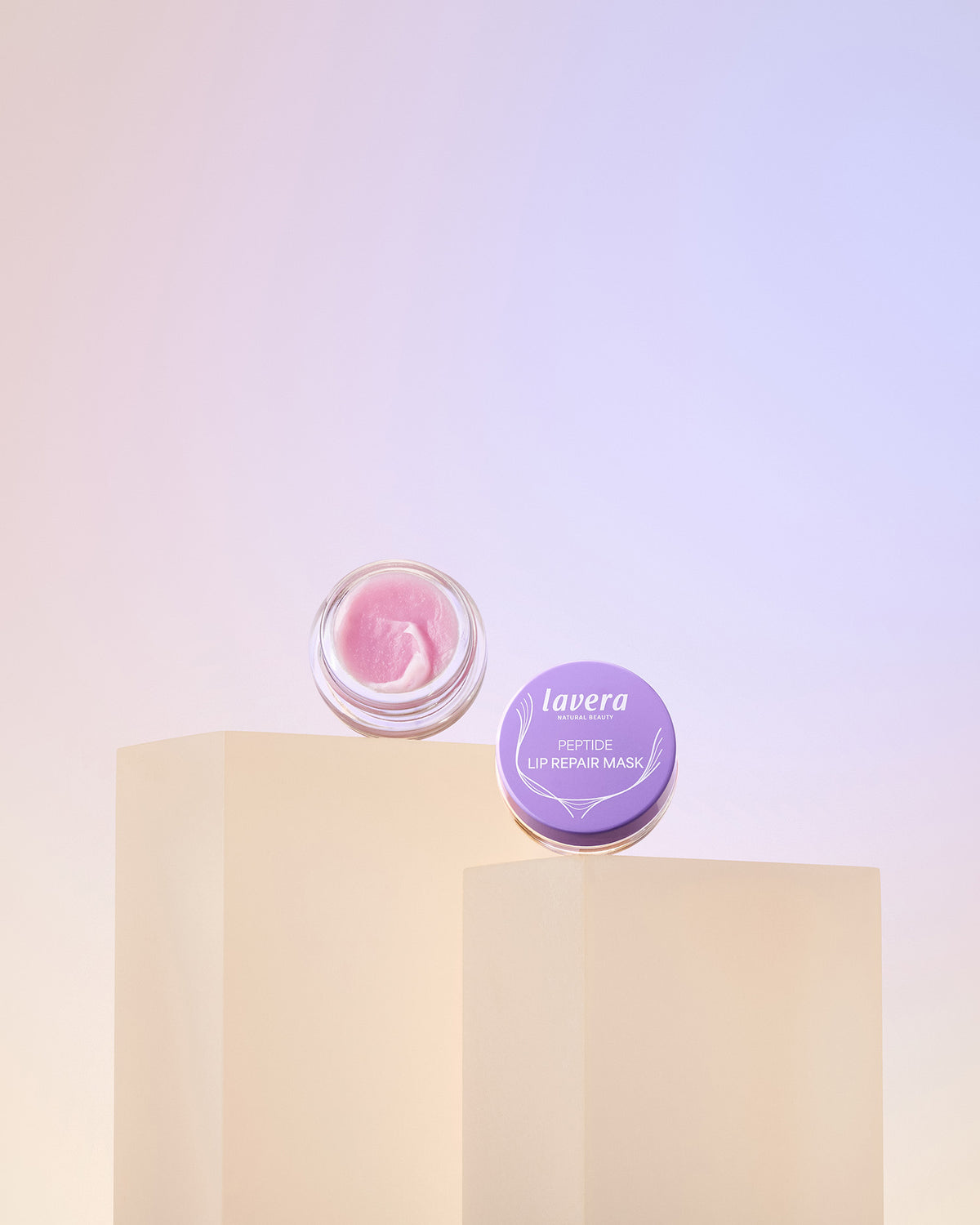 lavera Peptide Lip Repair Mask lors de l'application