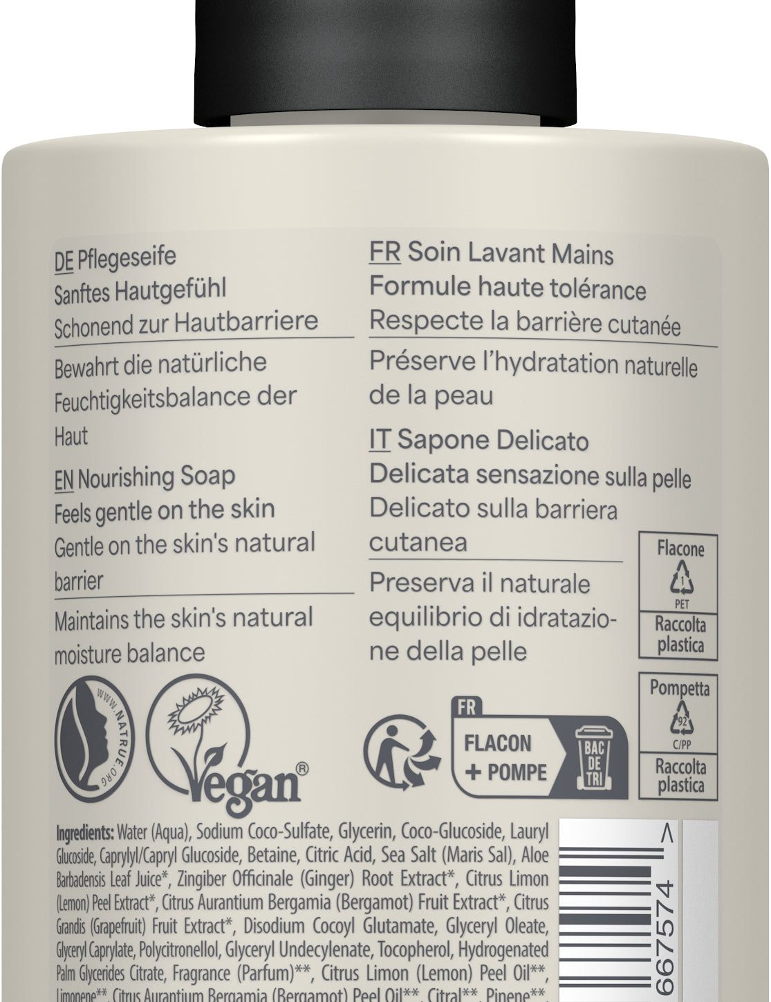 lavera Soin Lavant Mains Citron Bio & Gingembre Bio