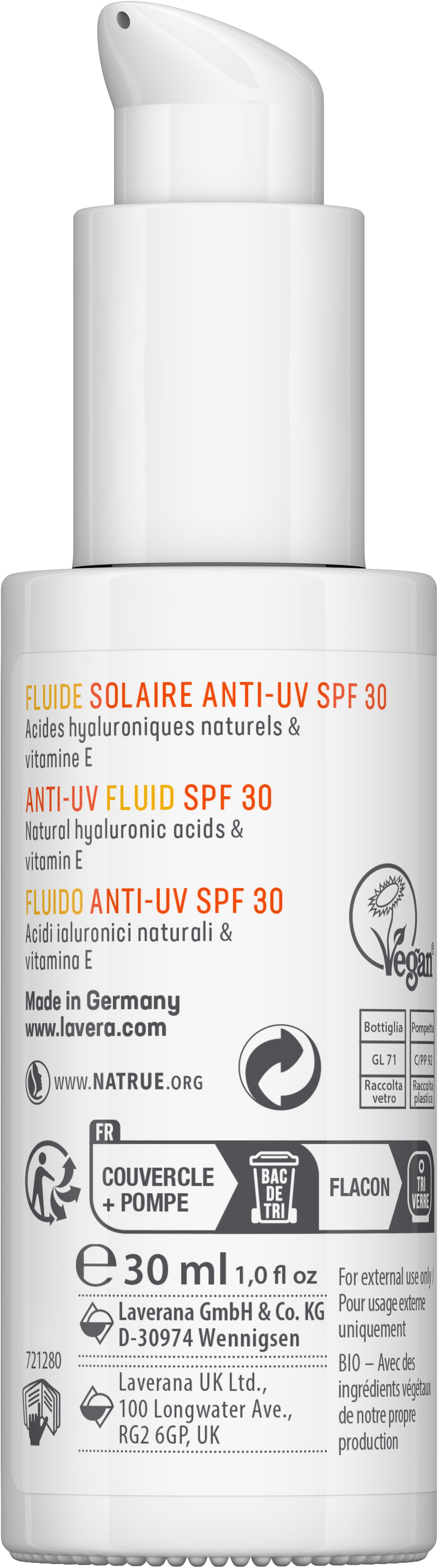 lavera Anti-UV Fluid LSF 30