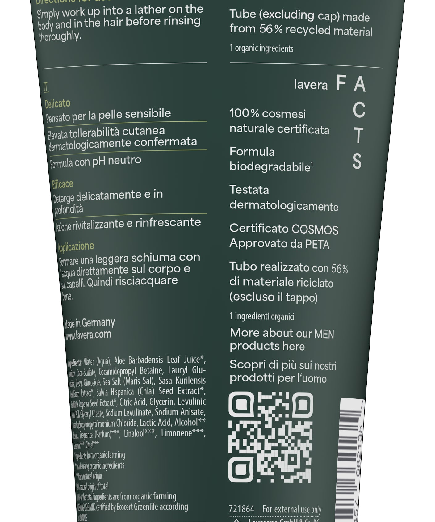 lavera Men sensitive 3in1 Duschgel