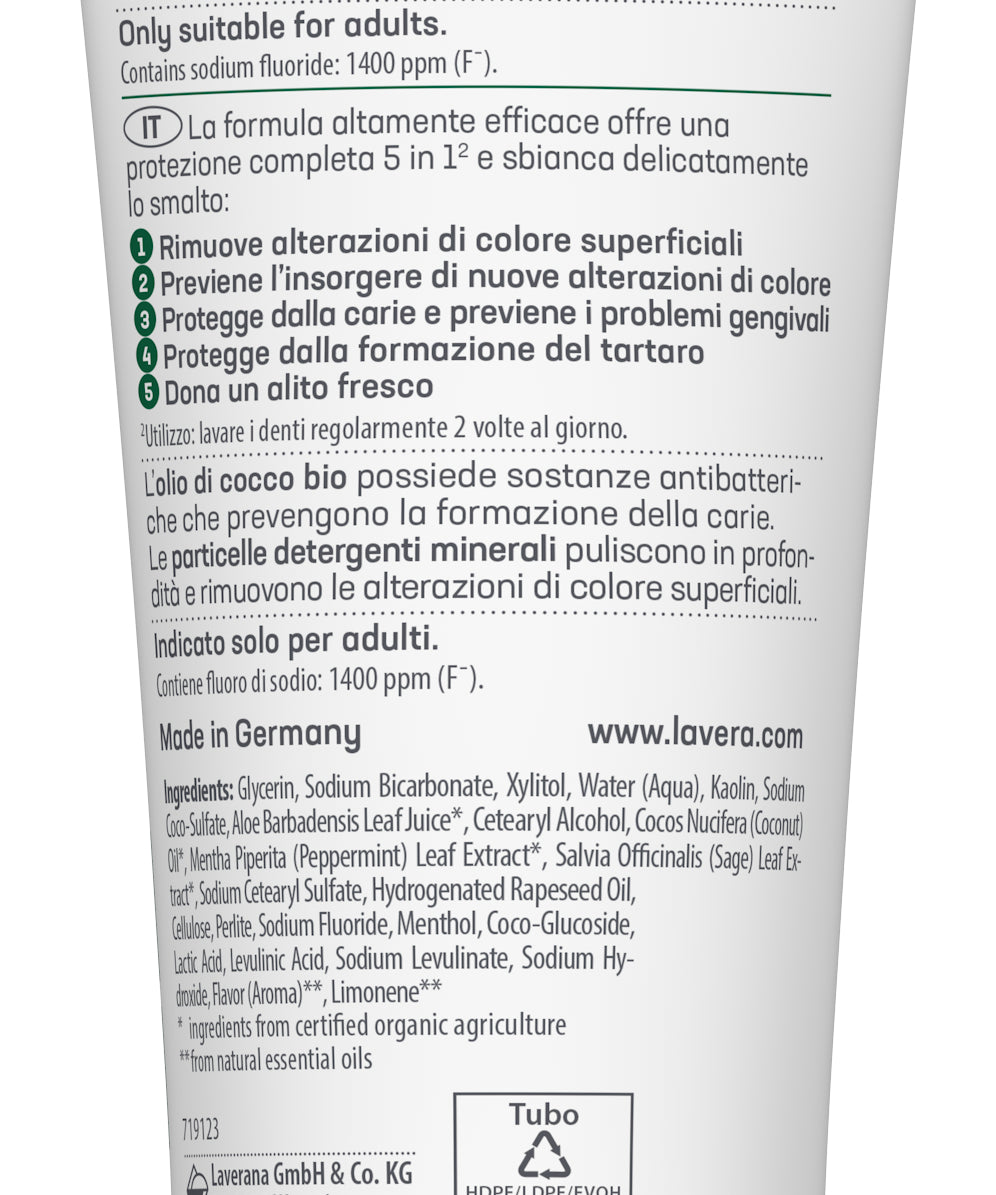 lavera Zahncreme Sensitive Whitening