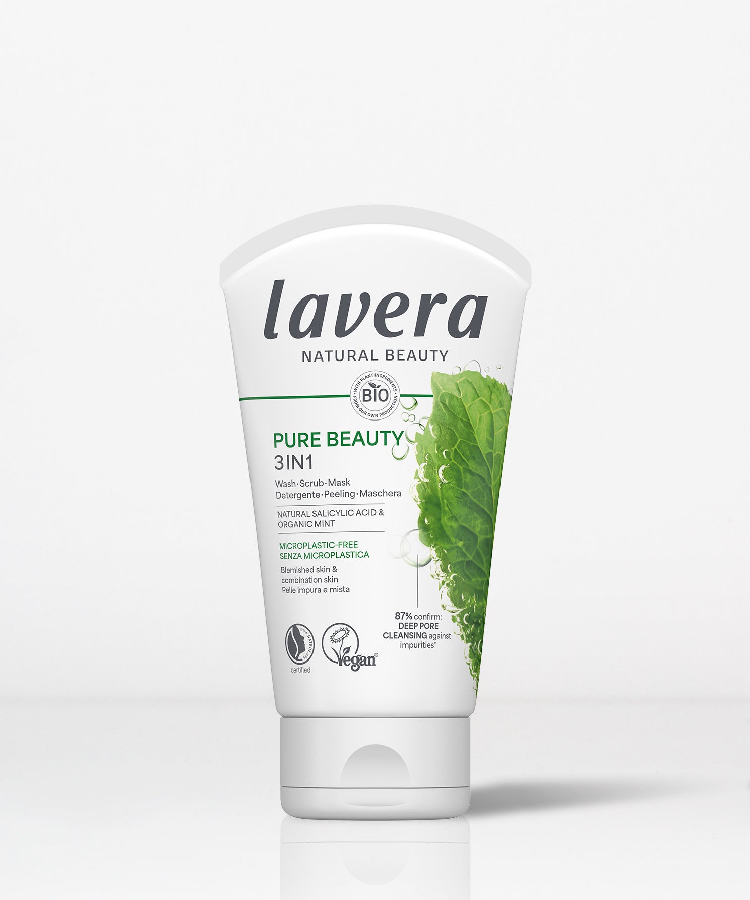 lavera Pure Beauty 3in1 Wash Scrub Mask