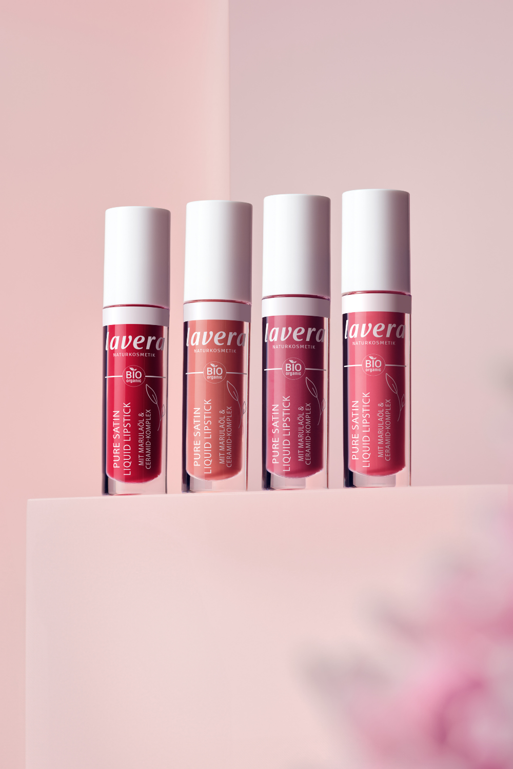 lavera Pure Satin Liquid Lipstick -Nude Petal 02-