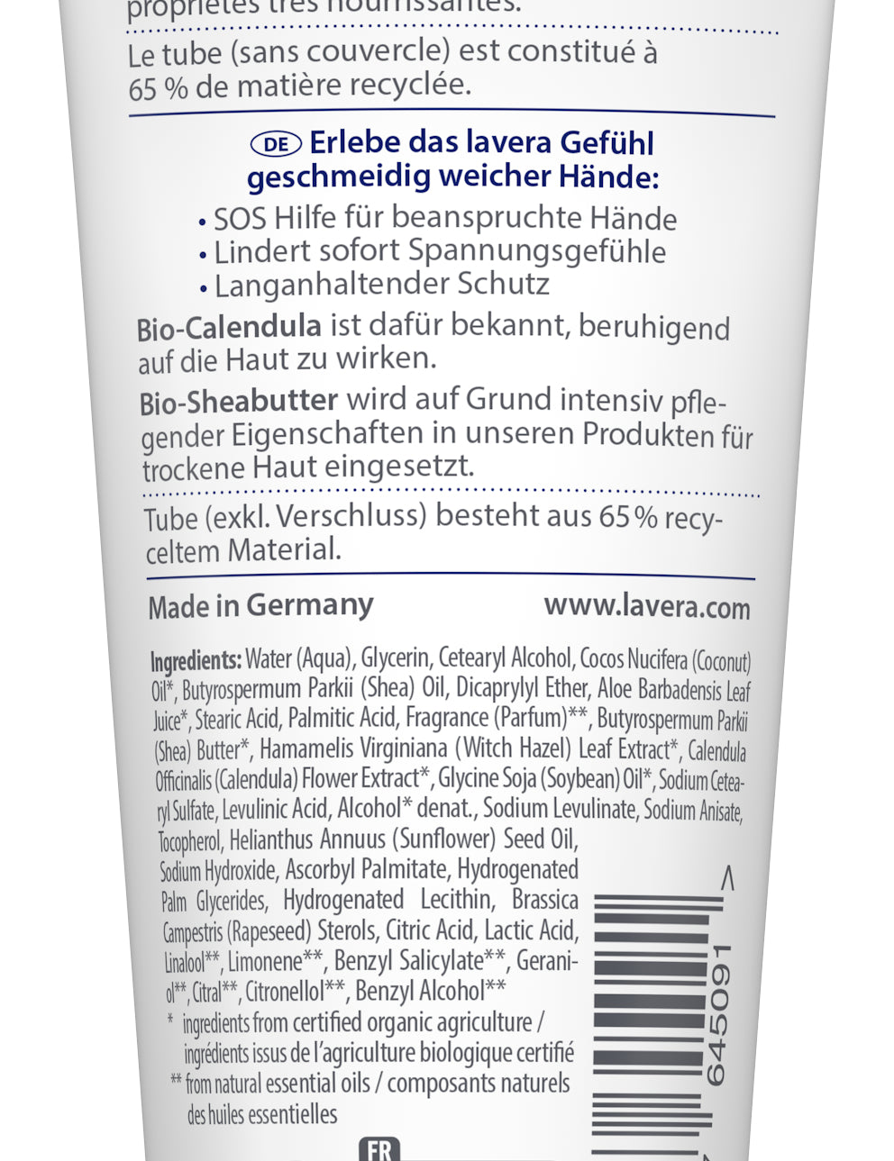 lavera Réparation Crème Mains