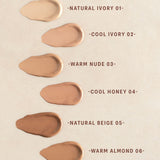 lavera Hyaluron Liquid Foundation -Warm Almond 06- lors de l'application