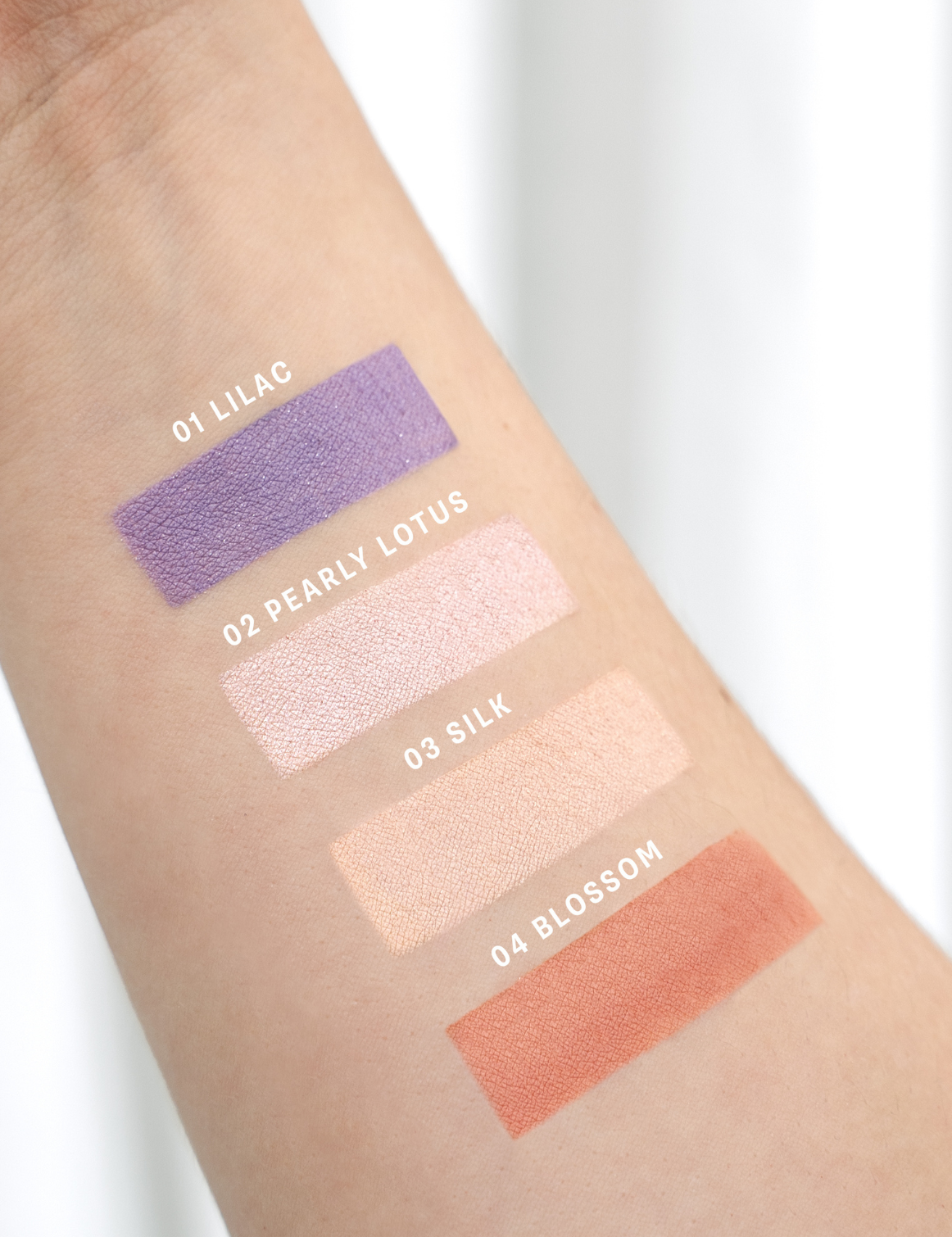 lavera Signature Colour Collection -Pure Pastels 01- lors de l'application