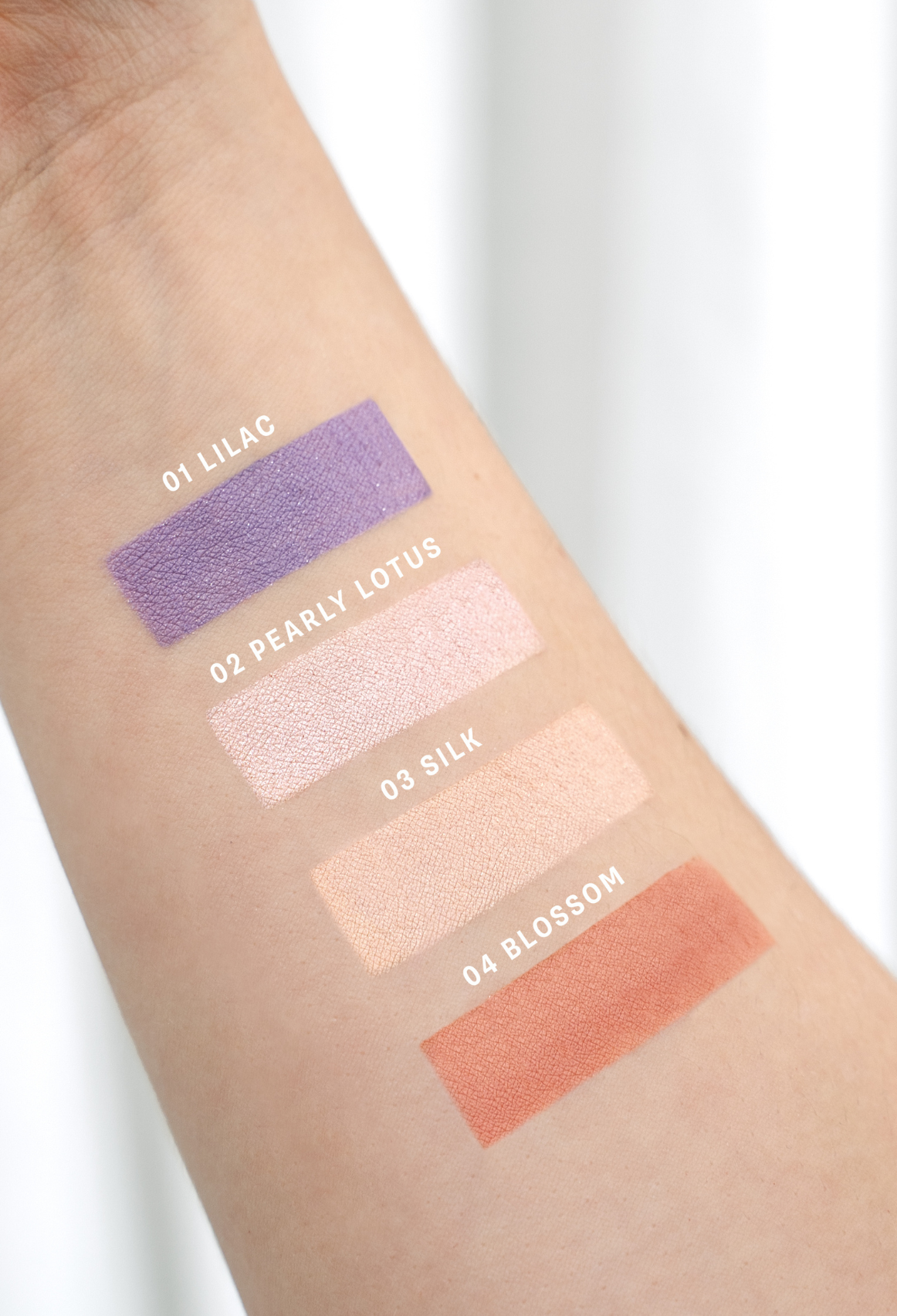 lavera Signature Colour Collection -Pure Pastels 01- lors de l'application