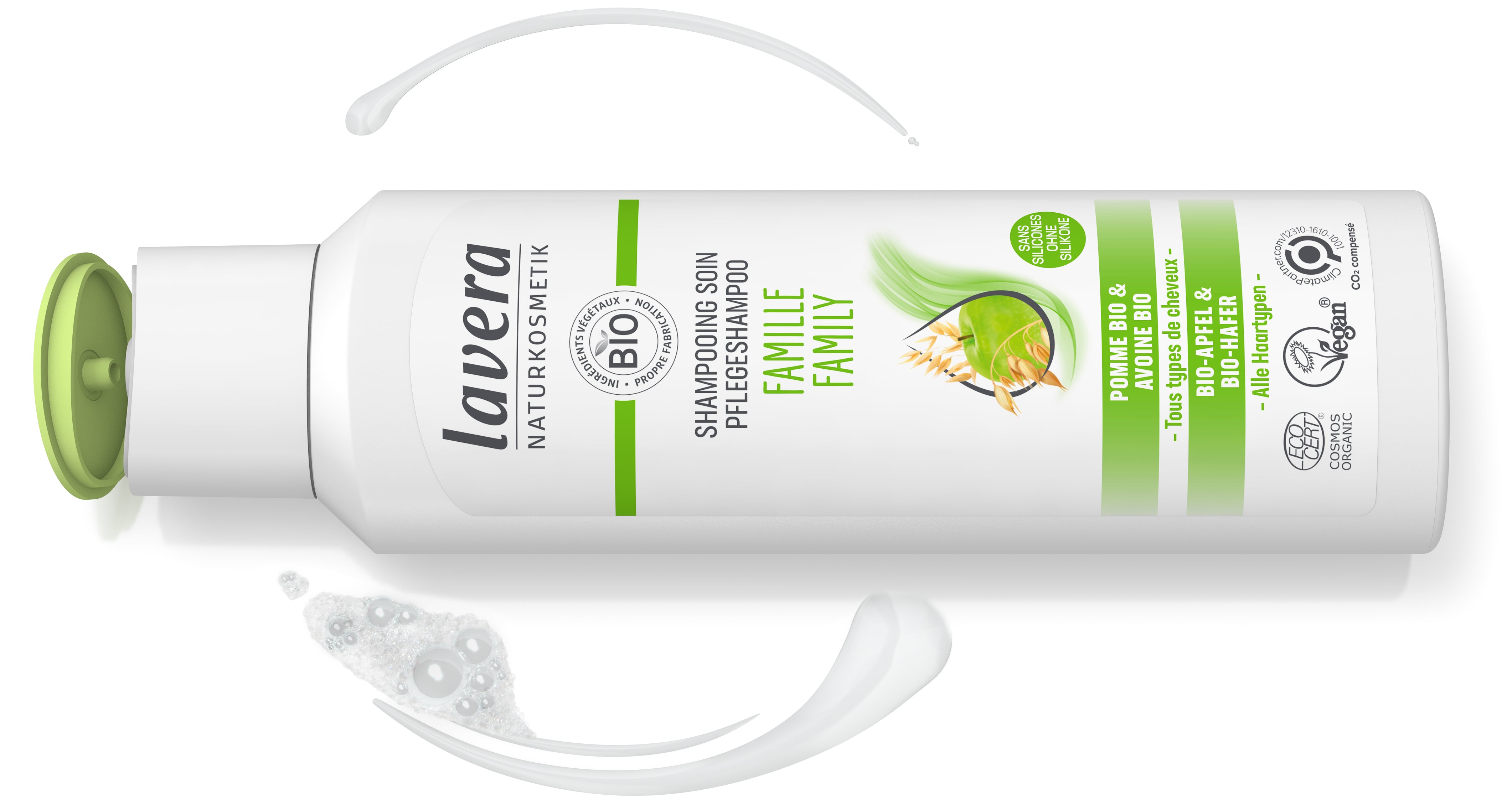 lavera Pflegeshampoo Family