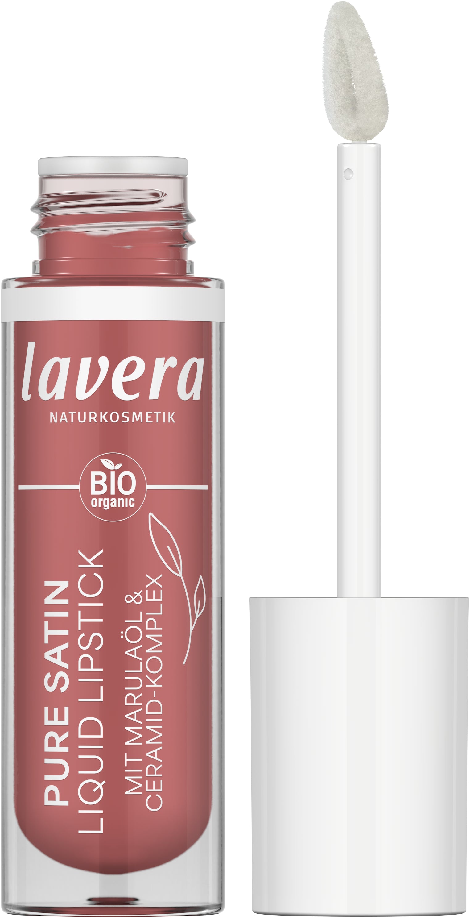 lavera Pure Satin Liquid Lipstick -Nude Petal 02-