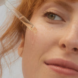 lavera Re-Energizing Sleeping Oil Elixir during application