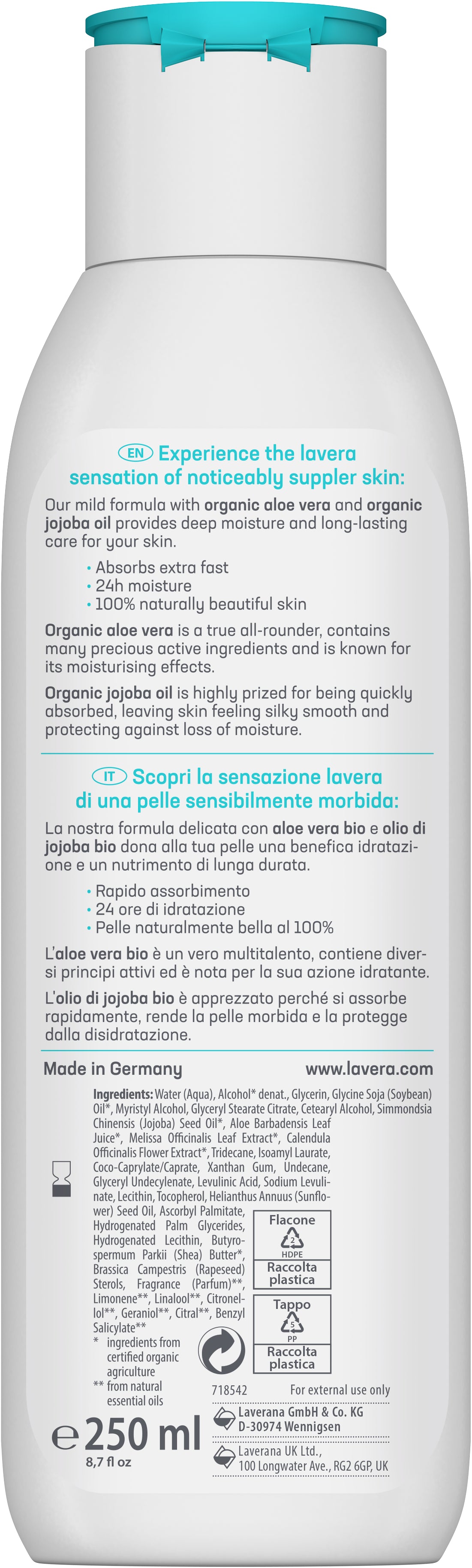 lavera basis sensitive Body Lotion Express