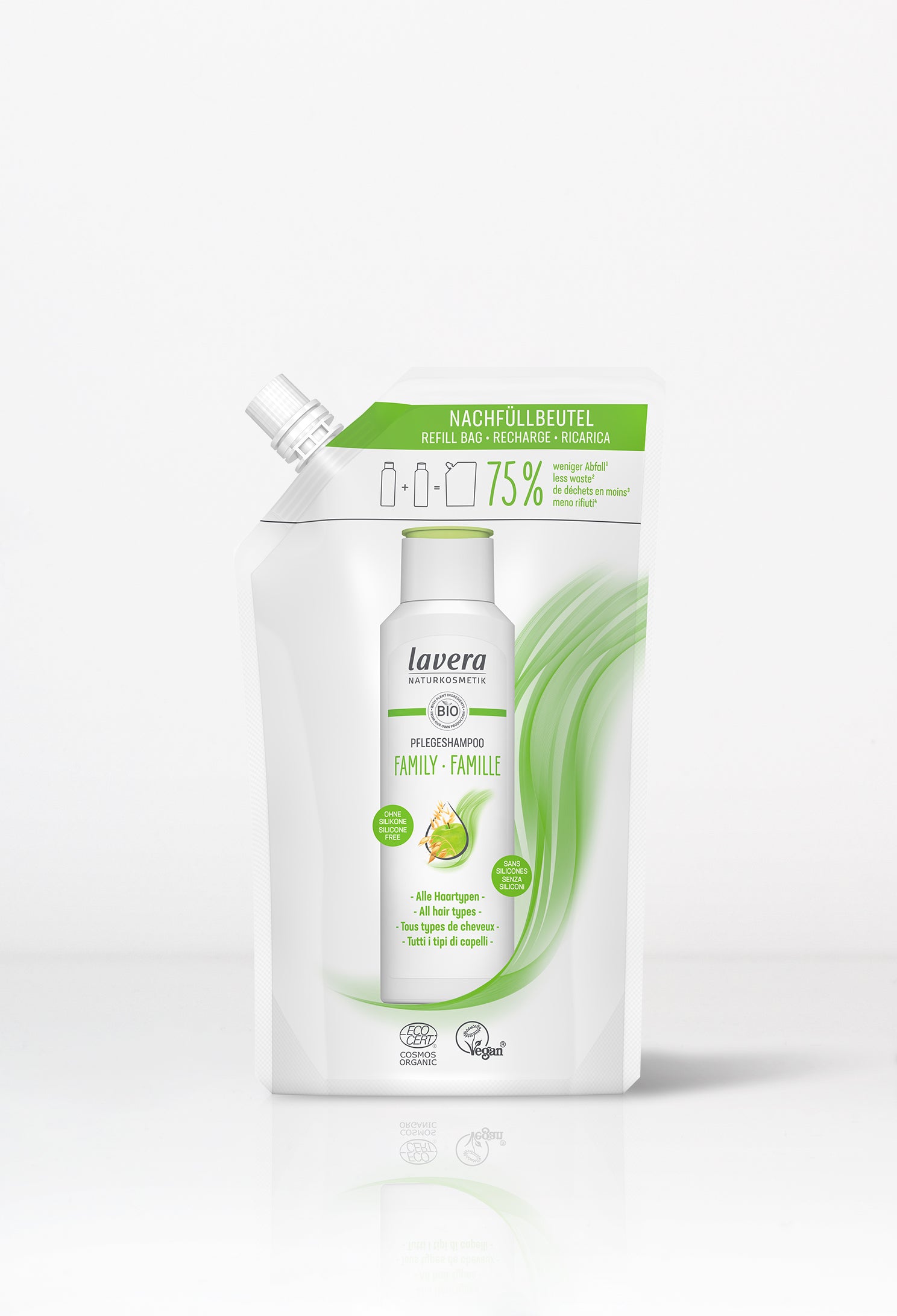 lavera Sachet recharge Shampooing Soin Famille