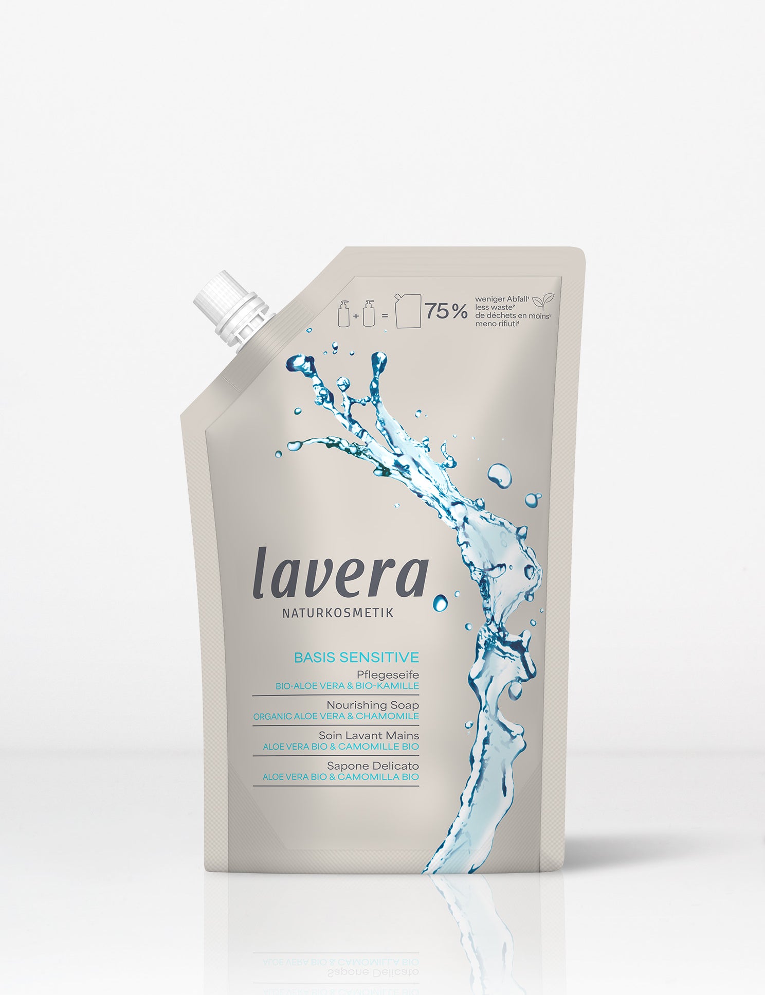 lavera Recharge souple de savon liquide soin basis sensitive