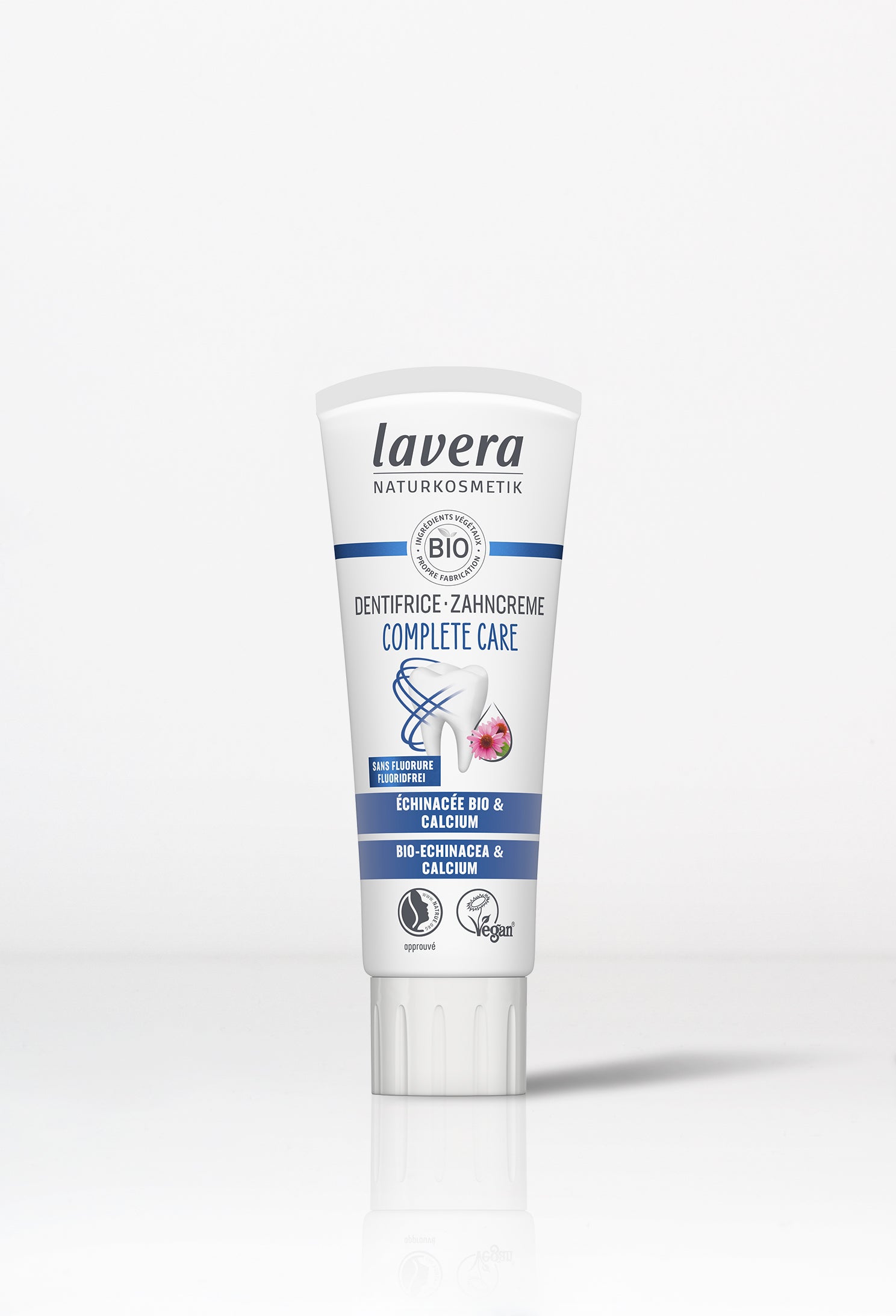 lavera Dentifrice Complete Care Sans Fluorure Avec Silice