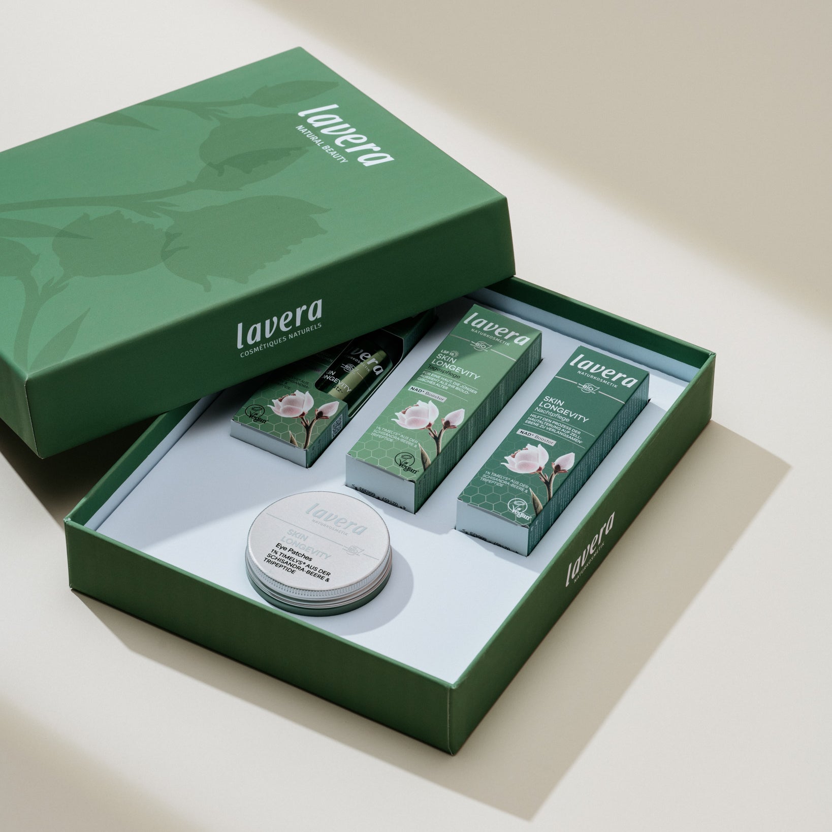 lavera Coffret Skin Longevity Routine Complète lors de l'application