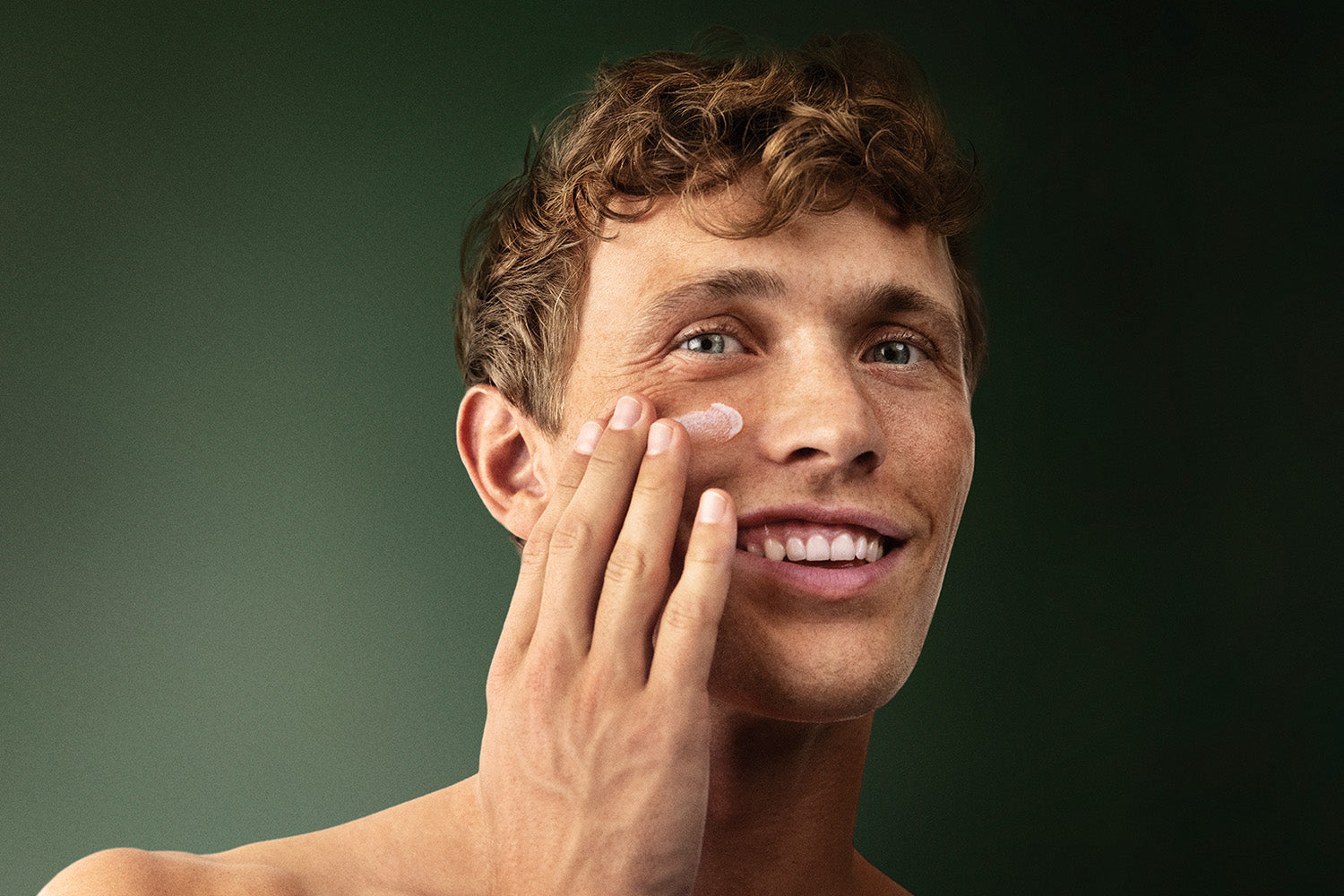 lavera After Shave Balm during application