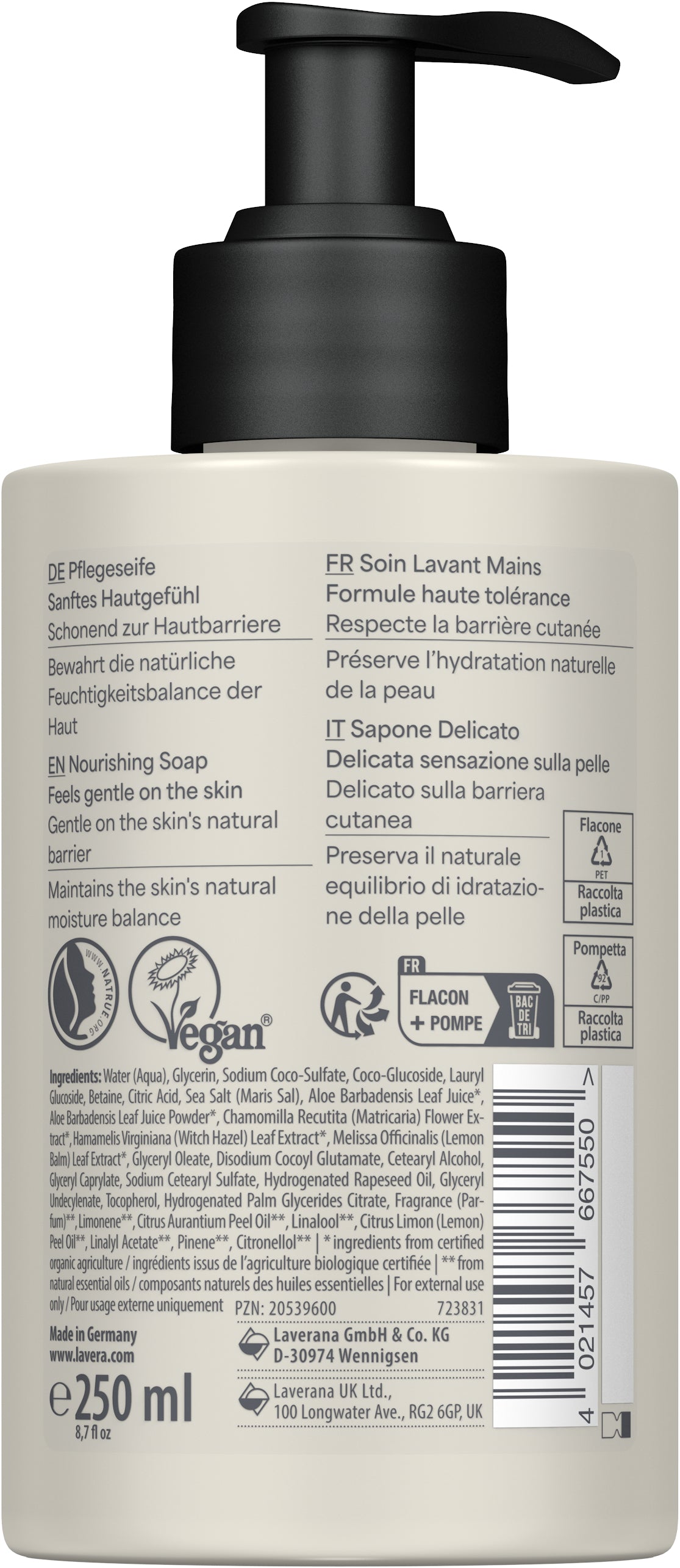 lavera Soin Lavant Mains basis sensitive