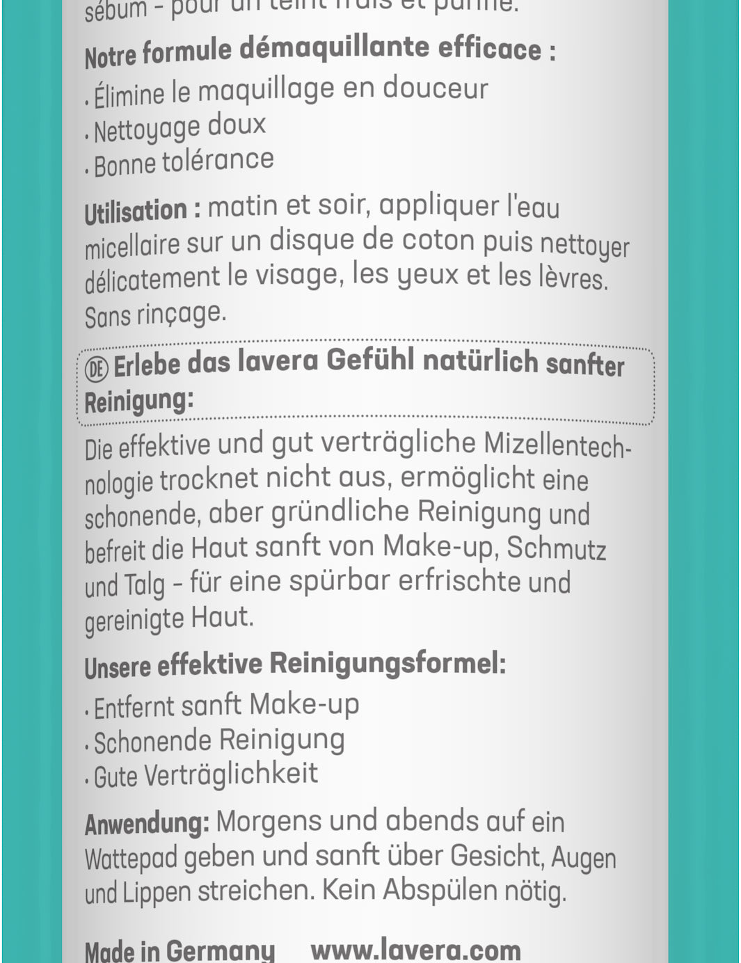 lavera Hydro Refresh Eau Micellaire