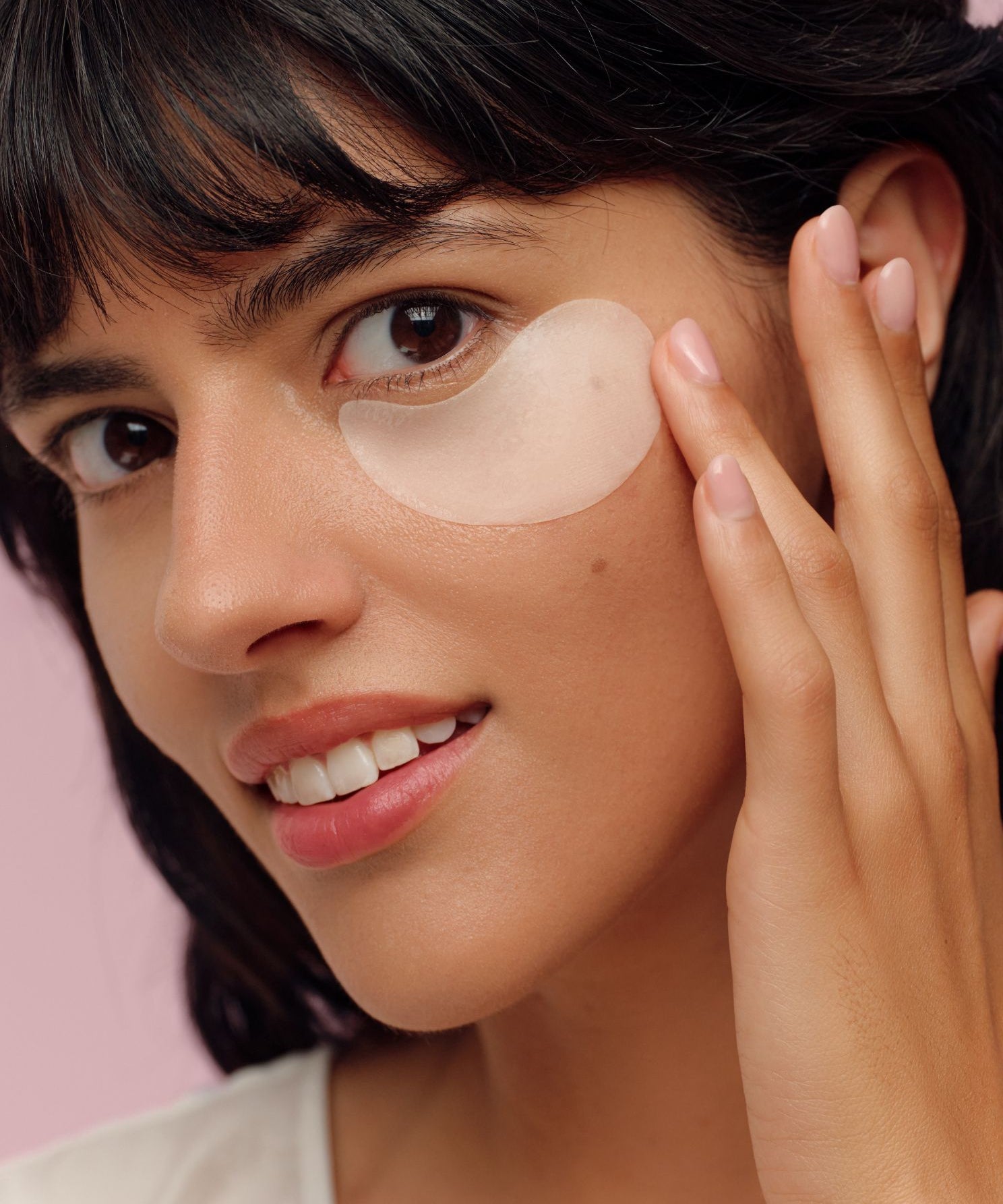 lavera Eye Patches Calm & Refresh lors de l'application