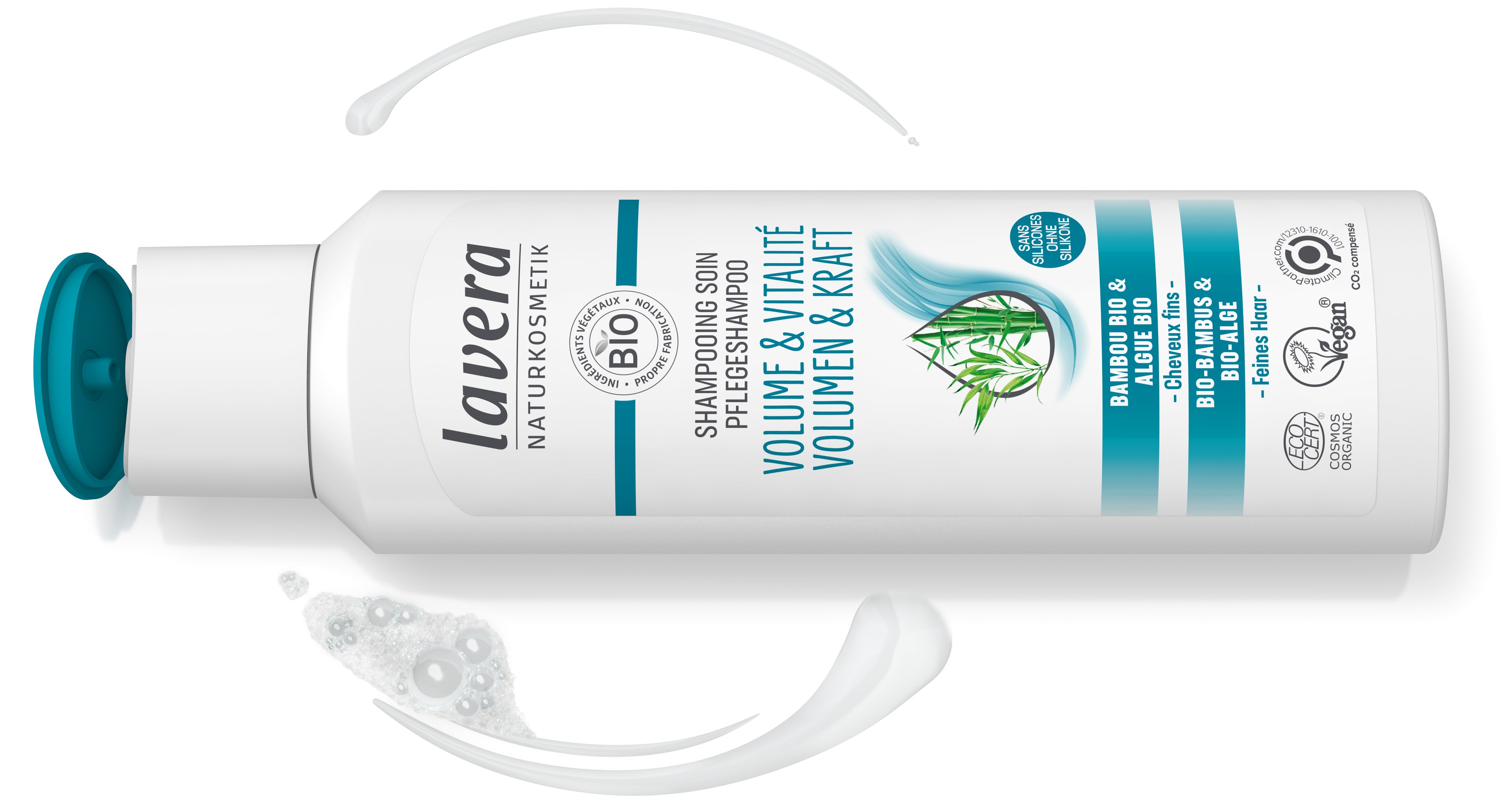 lavera Pflegeshampoo Volumen & Kraft