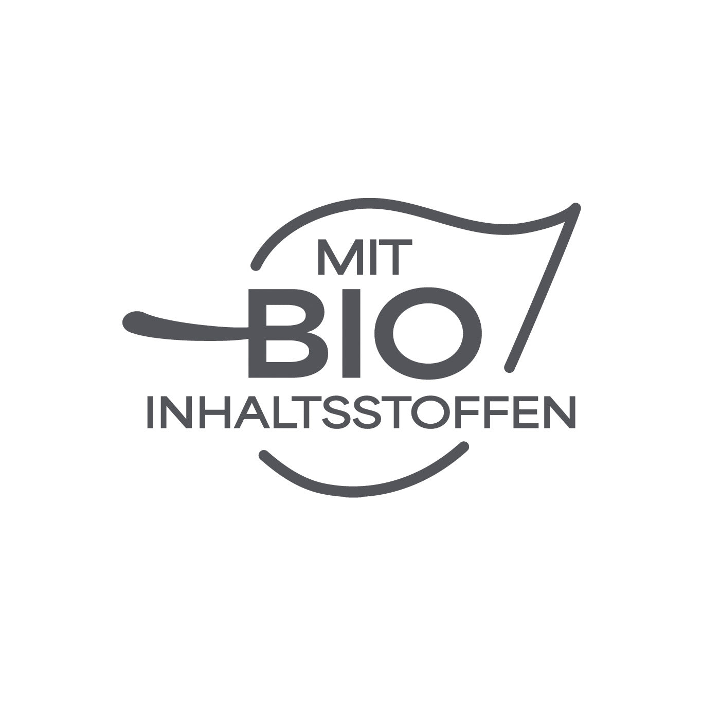 Label bio indiquant cosmétiques naturels certifiés