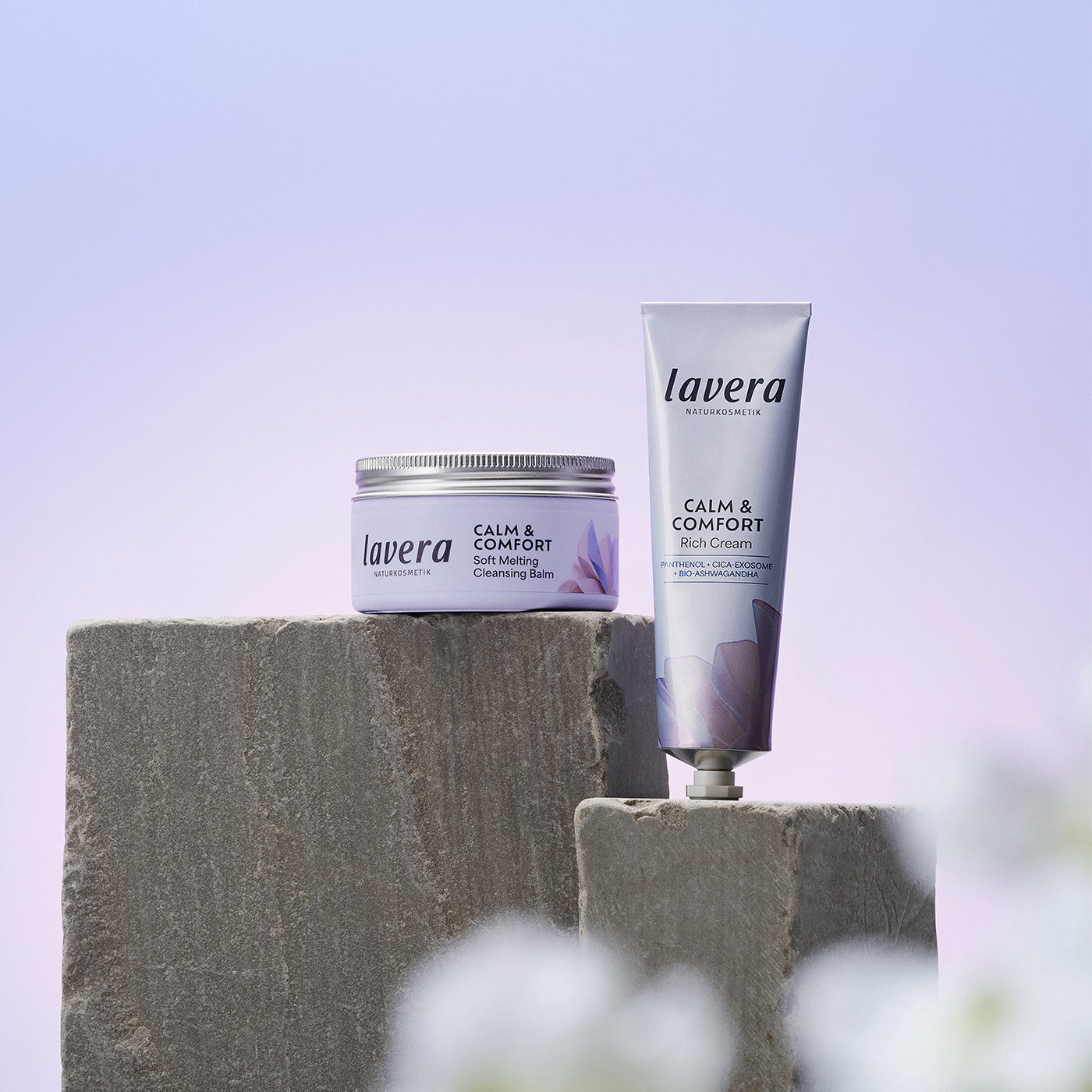 Calm & Comfort Soft Melting Cleansing Balm and Calm & Comfort Rich Cream