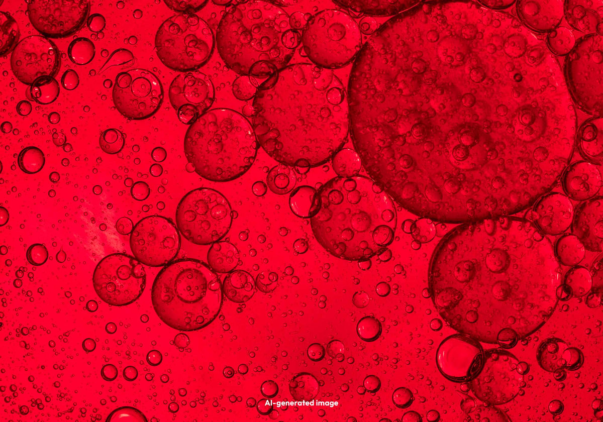 Rote Bubbles (AI-generated)