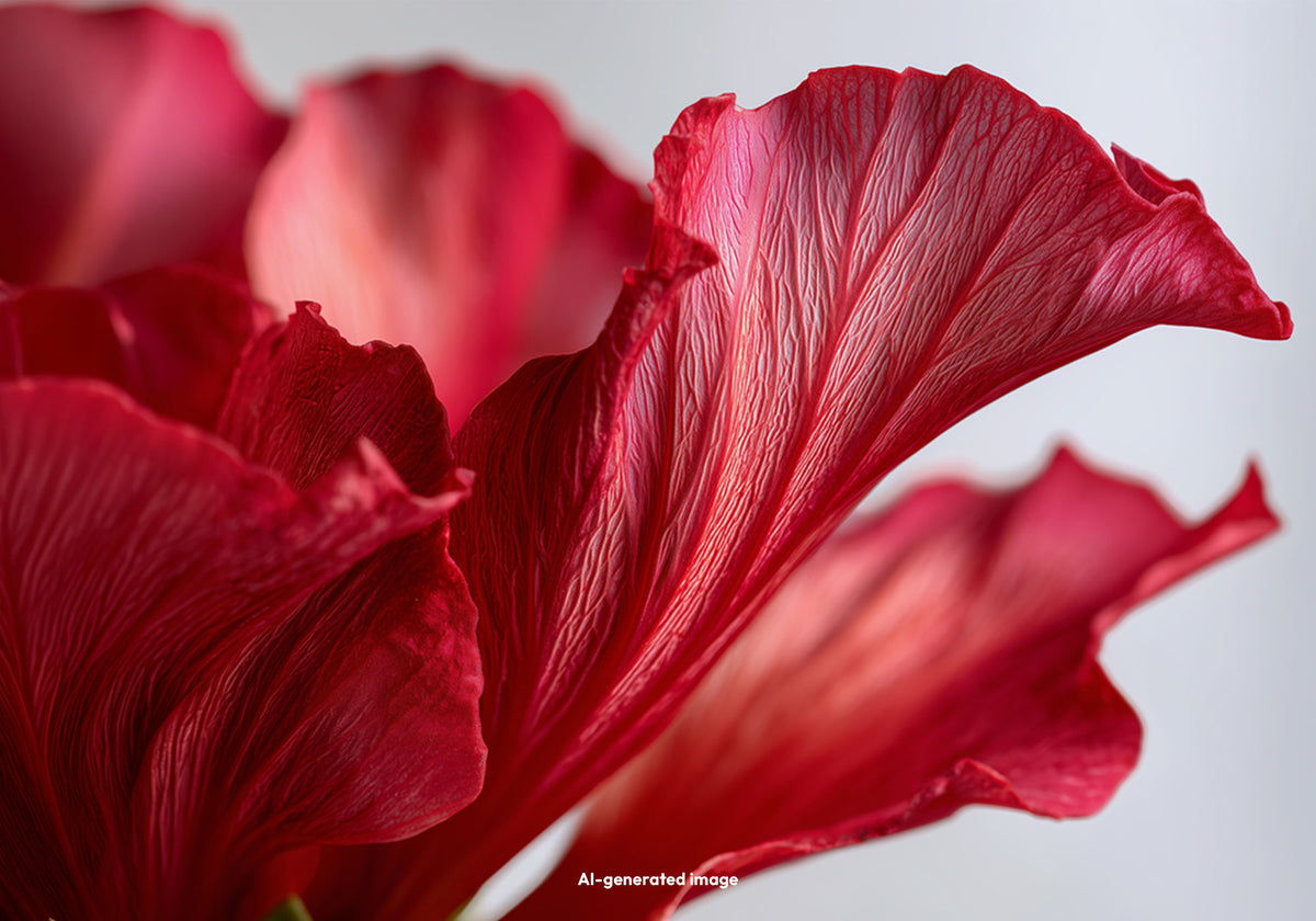 Hibiskus-Blatt rot (AI-generated)