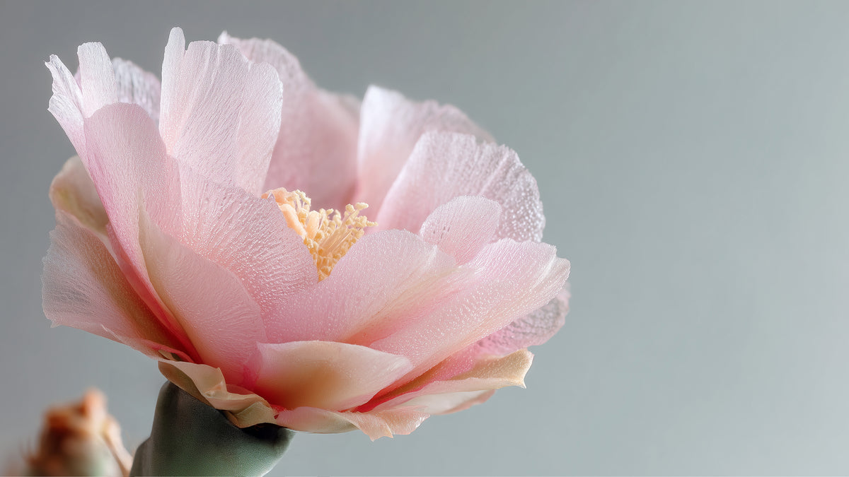 rosa Kaktusfeigen-Blüte 