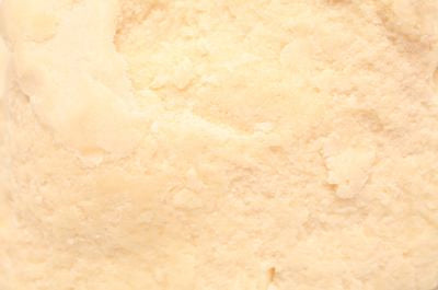 Hellorangene Paste in Nahaufnahme