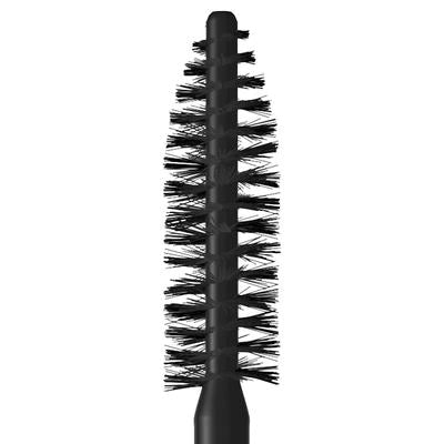 Brosse mascara Volume noire sur fond blanc
