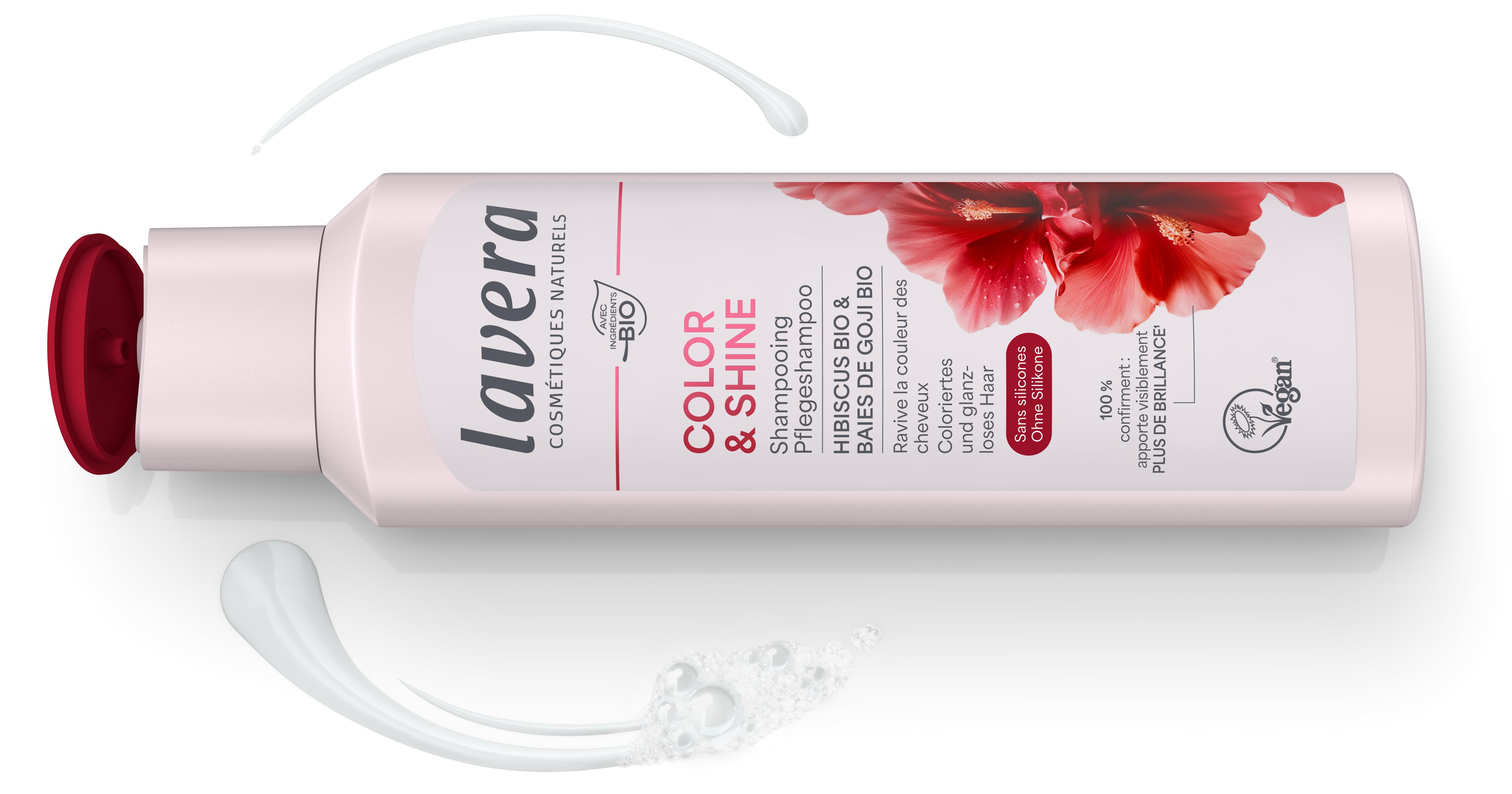 lavera Pflegeshampoo Color & Shine