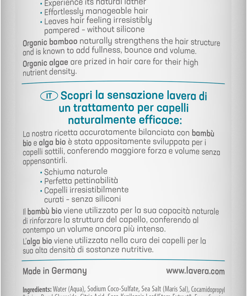 lavera Shampoo Volume & Strength