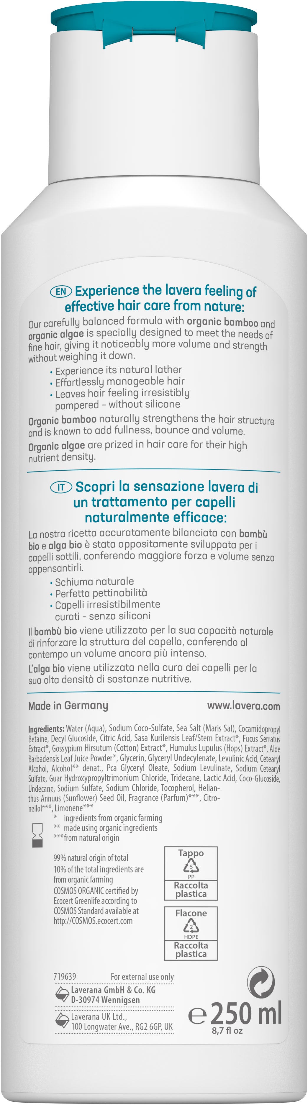 lavera Shampoo Volume & Strength