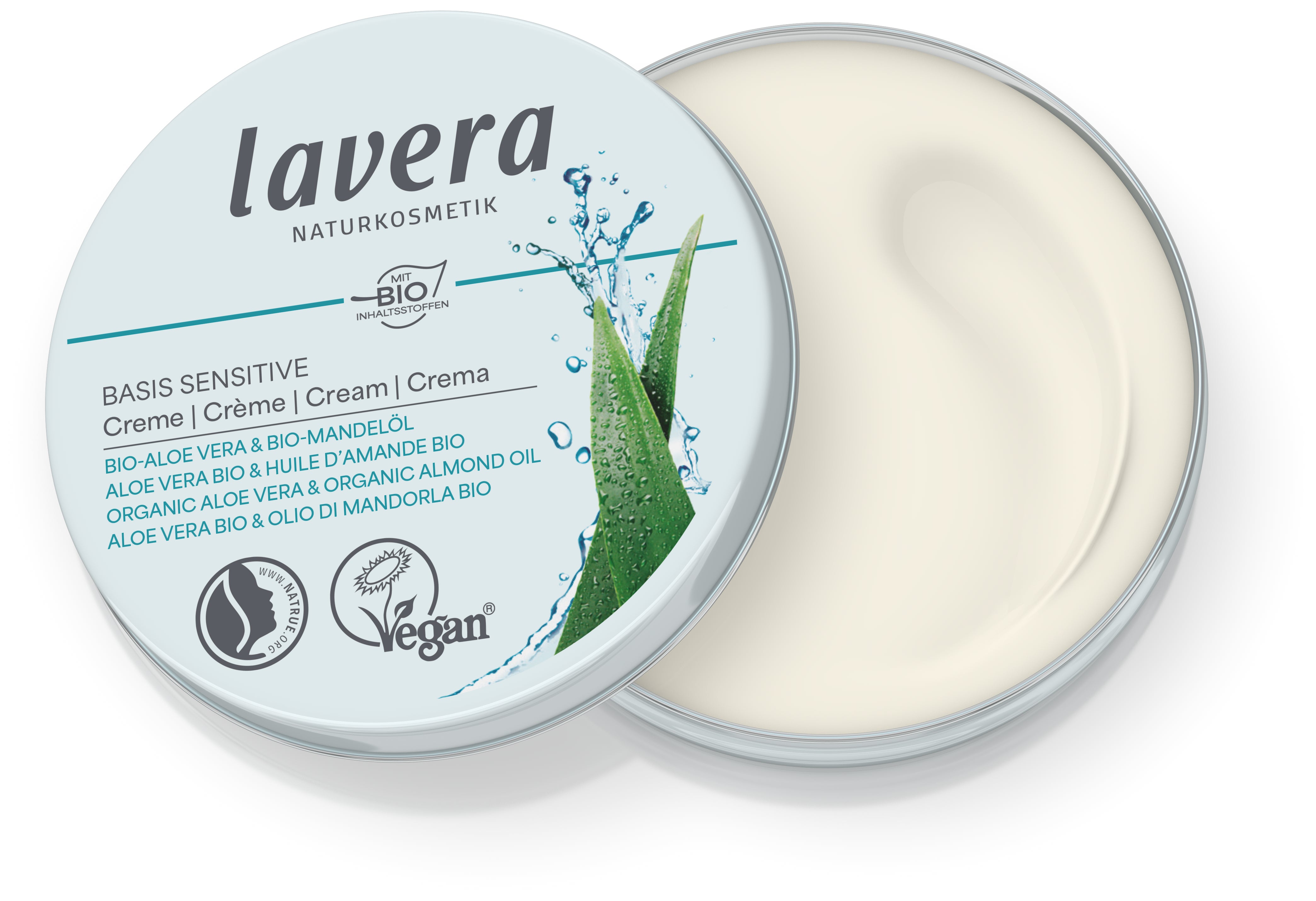 lavera Travel Size basis sensitive Crème