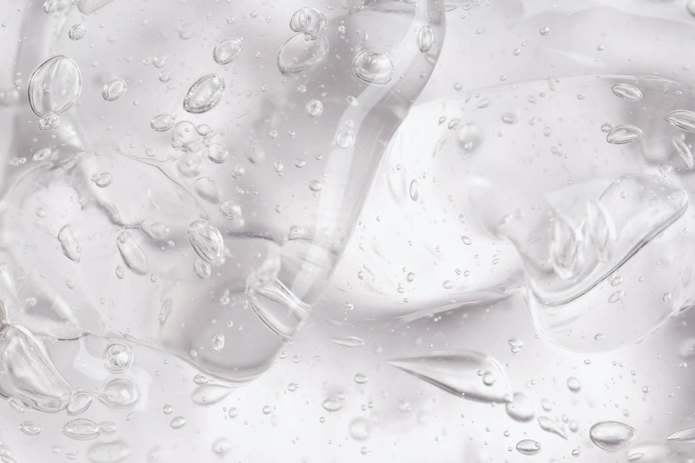 Texture du gel nettoyant basis sensitive