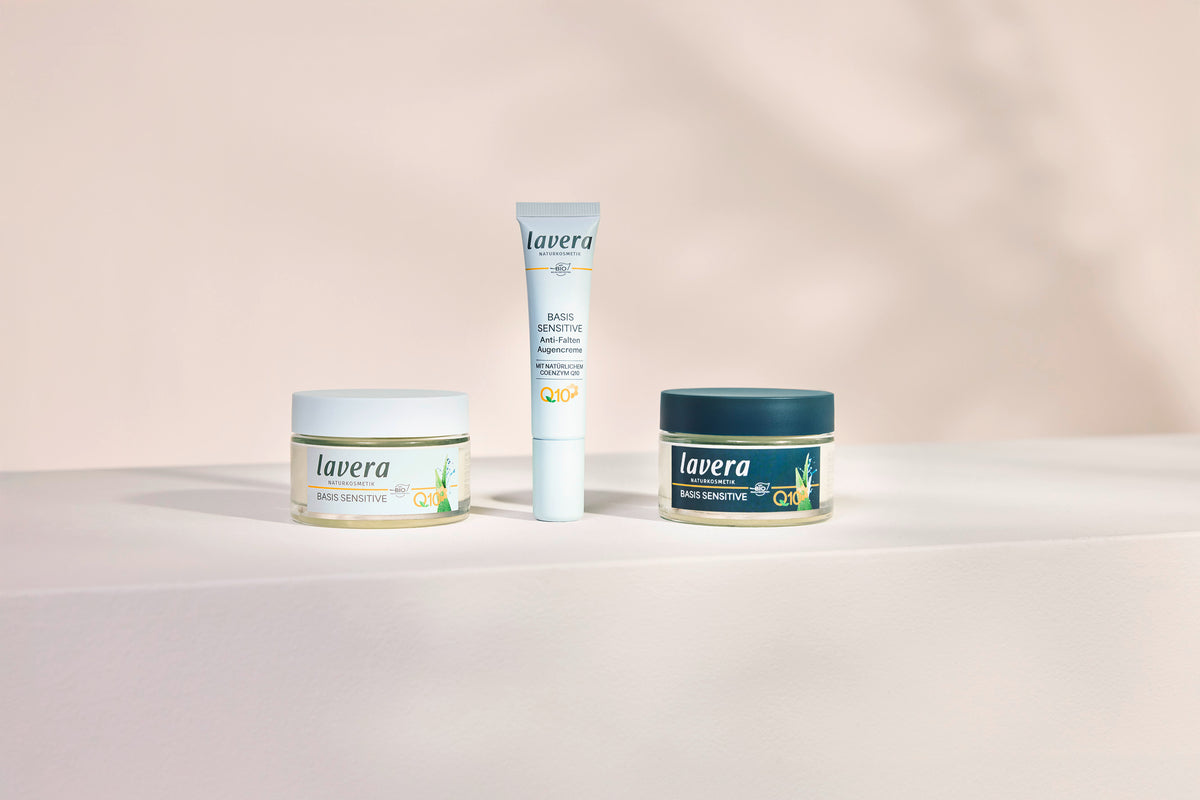 basis sensitve Q10 Range: soins de jour, contour des yeux et de nuit