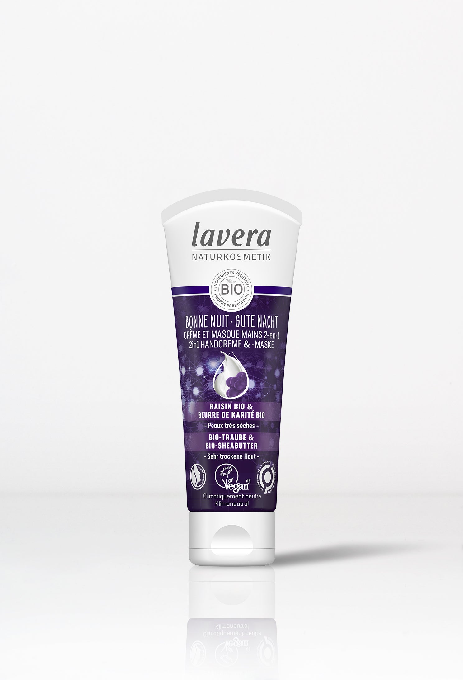 lavera Gute Nacht 2in1 Handcreme & -maske