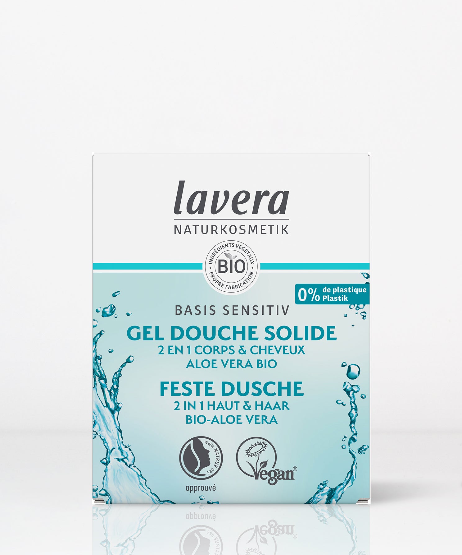 lavera Gel Douche Solide 2 en 1 basis sensitiv