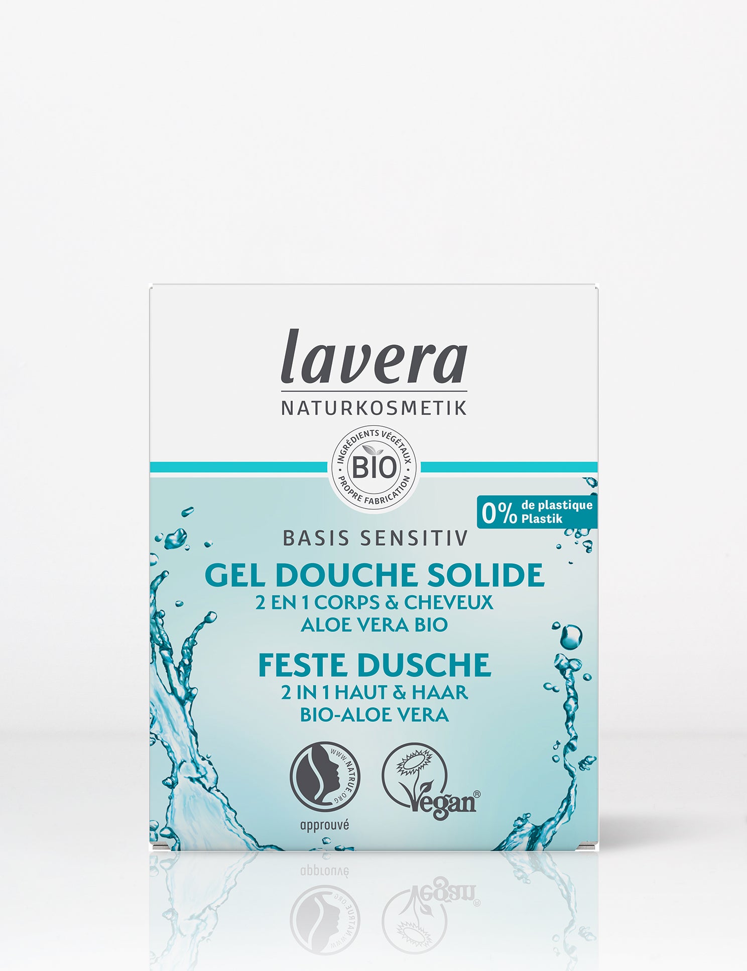 lavera Gel Douche Solide 2 en 1 basis sensitiv