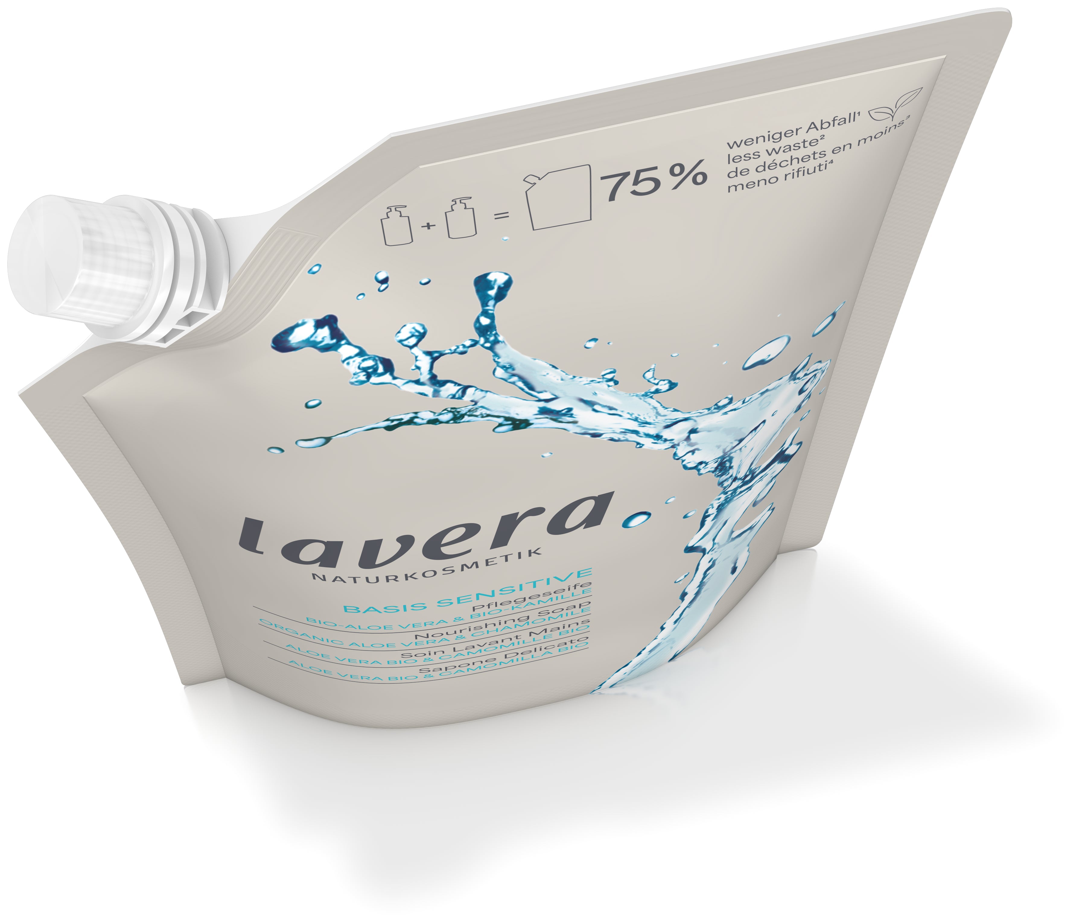 lavera Recharge souple de savon liquide soin basis sensitive