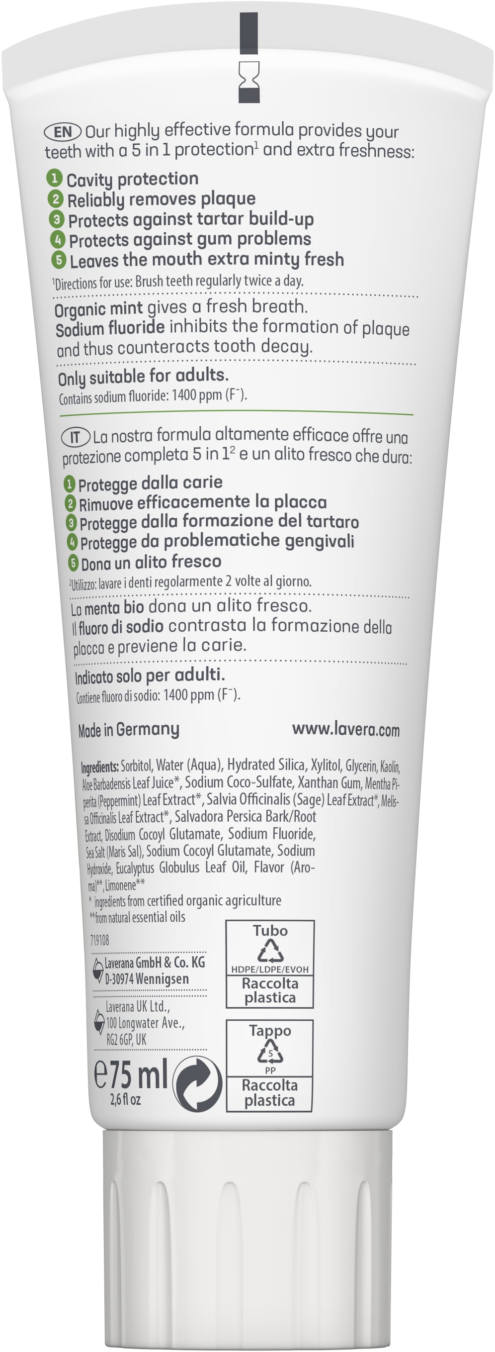 lavera Toothpaste Complete Care