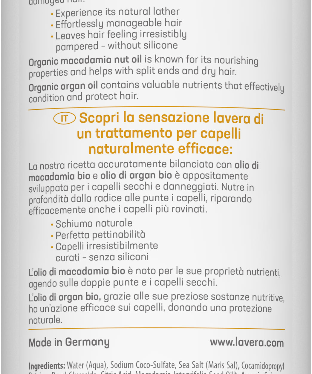 lavera Shampoo Repair & Deep Care