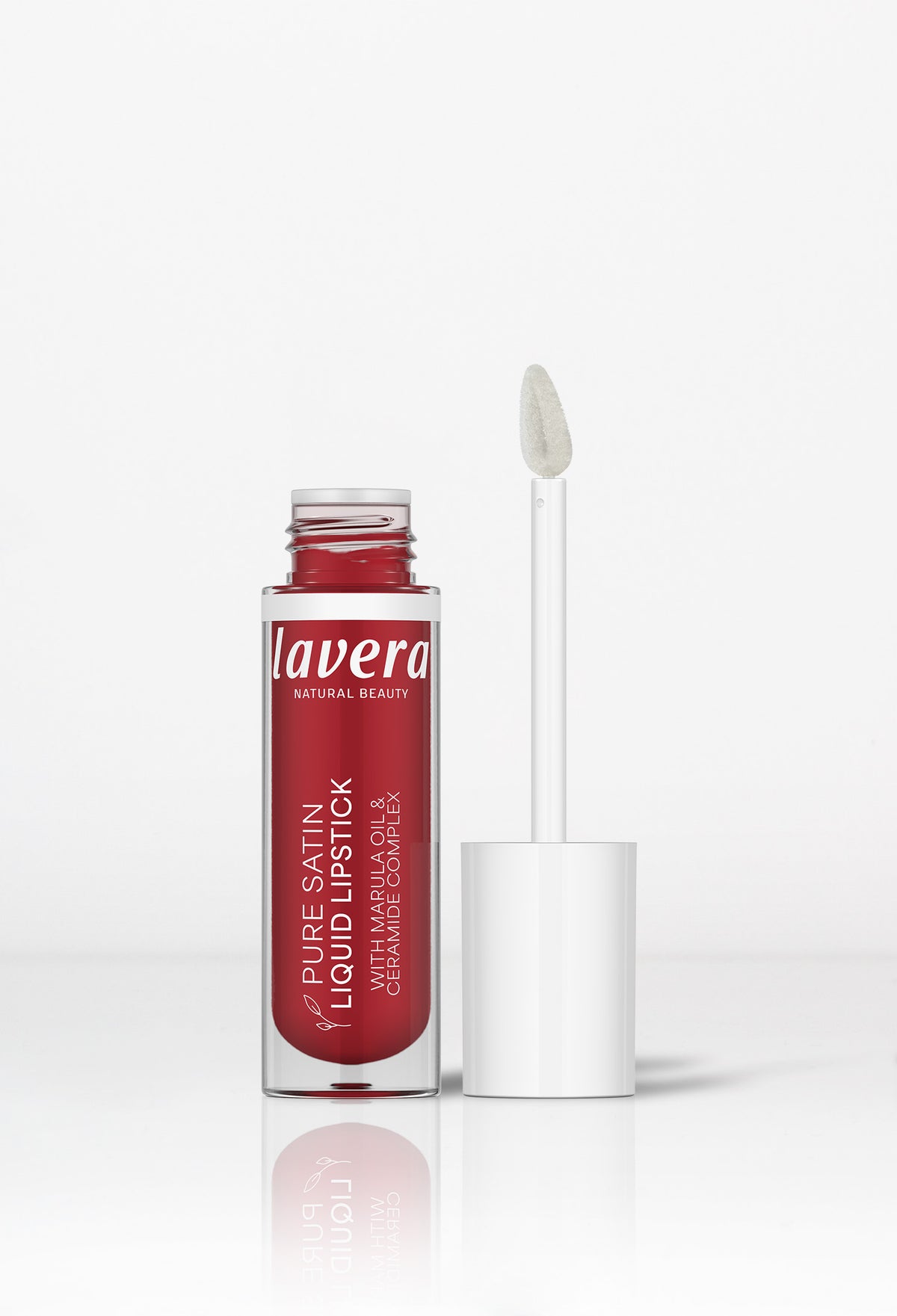 lavera Pure Satin Liquid Lipstick -Poppy Red 01-