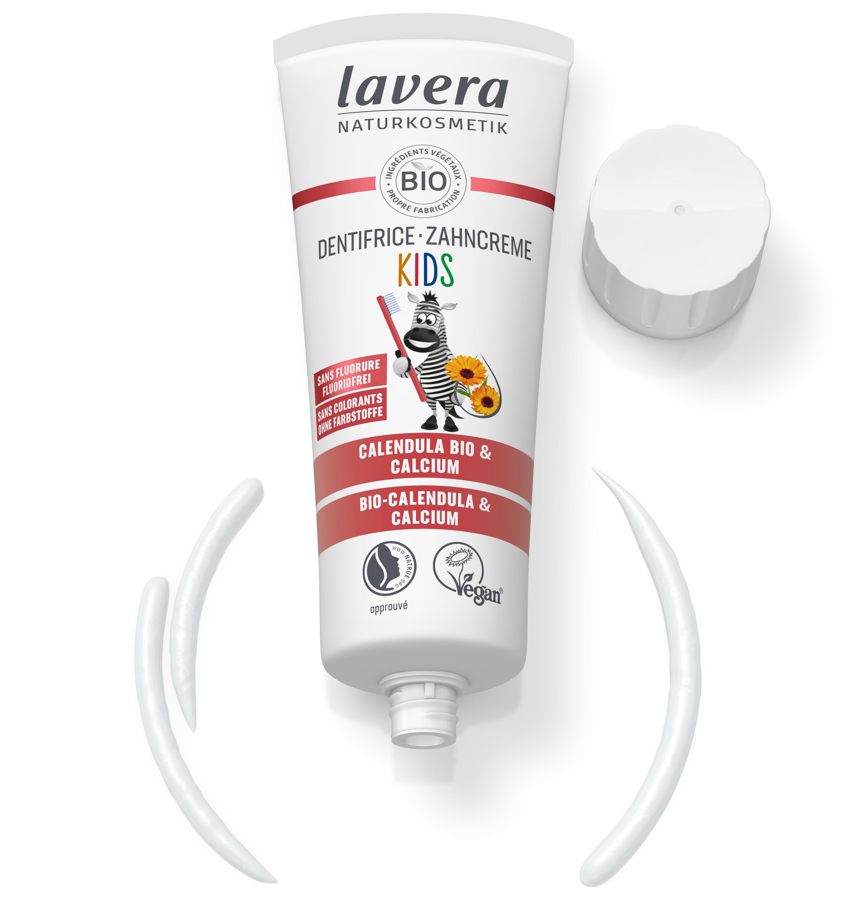 lavera Dentifrice Kids Sans Fluorure Avec Silice