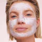 lavera basis sensitive Anti-Ageing Mask Q10 during application